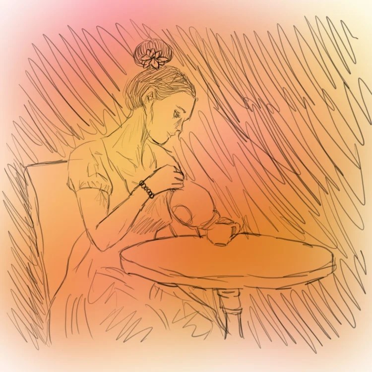 Woman Pouring Coffee