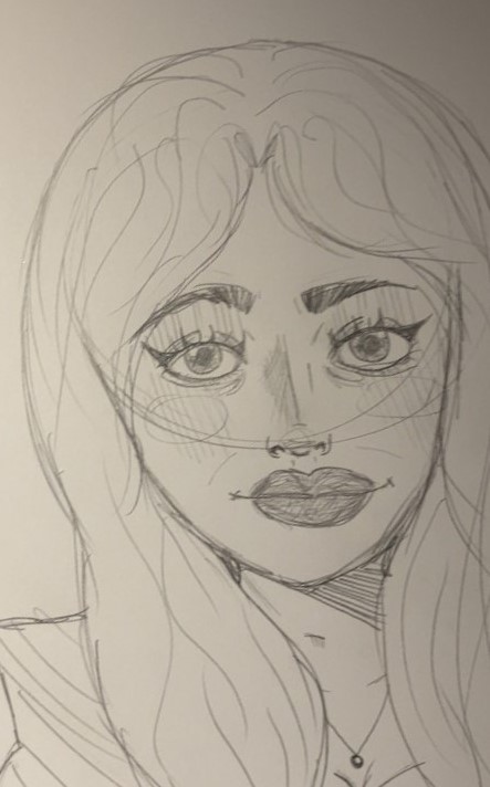 Pencil Sketch in Black and&nbsp;White